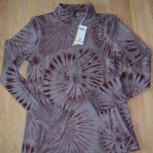 32 Degrees lightweight tie dye quarter zip jacket, NWT Sz. XS